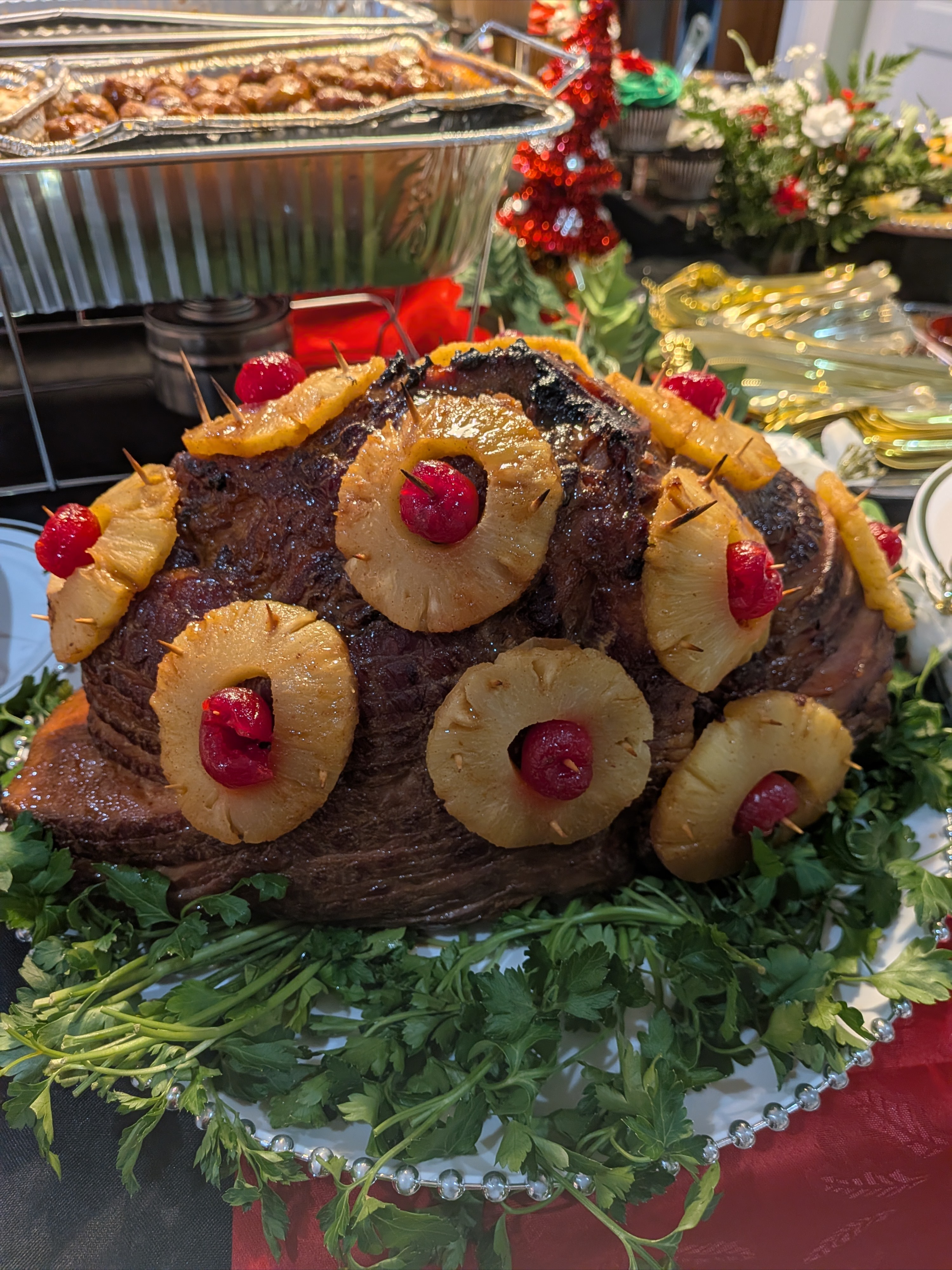 Upscale Corporate Holiday Catering Spread